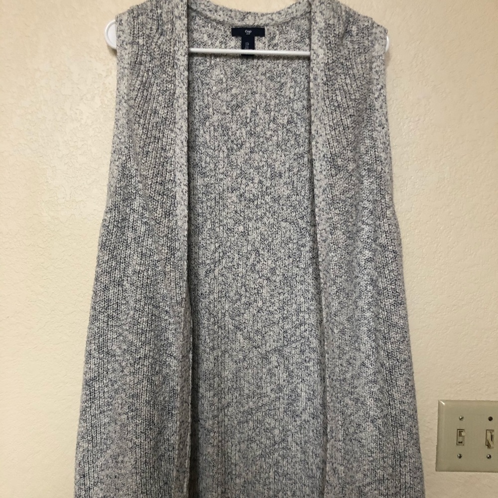 Heather grey sweater vest